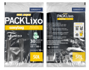PACK LIXO EASY BAG COM ALçA REforçado reciclado 50 Litros Pacote com 30 UN