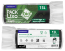 PACK LIXO BIOBAGS 015 LITROS PRETO 39X58 FD 10X60 UN