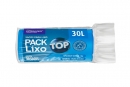 SACO DE LIXO TOP 30 LITROS AZUL (59X62 CM) - FARDO COM 10 ROLOS (30 UND POR ROLO)