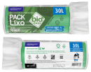 PACK LIXO BIOBAGS 030 LITROS VERDE 59X62 FD 10X30 UN
