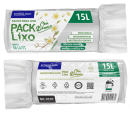 PACK LIXO BIO CHA BRANCO 015 LITROS 39X58 FD 20X60 UN
