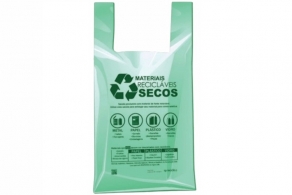 SACOLA VERDE RECICLAVEL LEI SP 60X80 BIOPLASTICA - PACOTE 3.1KG SACOLA VERDE RECICLAVEL LEI SP 60X80 BIOPLASTICA - PACOTE 3.1KG