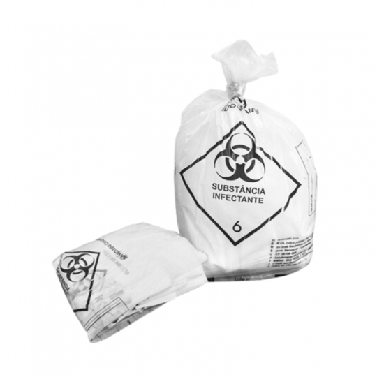 RMPK - SACO HOSPITALAR BRANCO 45 X 60 030 LITROS - PT.100UN