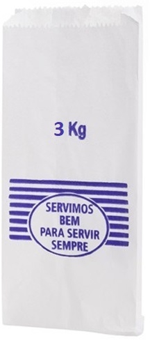 SACO PAPEL MONO SERVIMOS BEM 03KG - PT.500UN