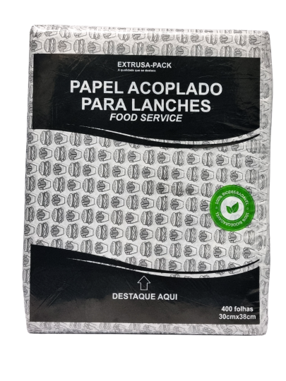 PAPEL ACOPLADO PARA FOOD 30 X 38 - CX.400FLS